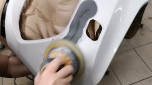 Ремонт и покраска бампера.