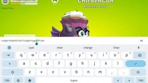 как сделать трёх цветный ник в чикен ган