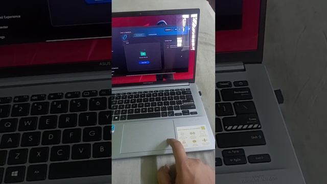 Asus Vivobook tranfer from mobile to laptop...by My Asus link app