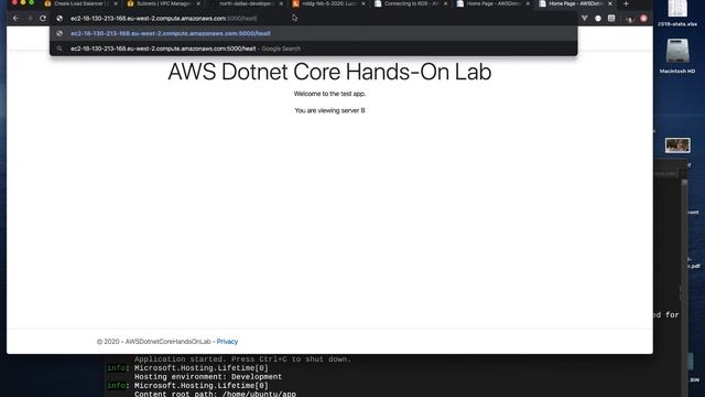AWS Hands-On Lab with Dotnet Core Part 3: Setting Up a Load Balancer смотреть онлайн