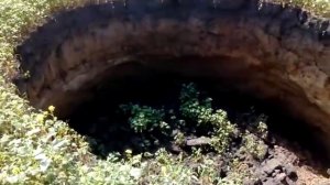 Провал рядом с селом Люторичи