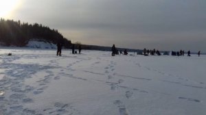 Зимняя рыбалка на Обве