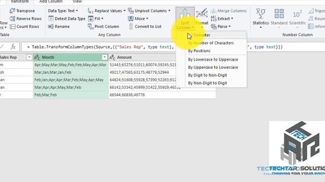 Delimiting data by rows - Microsoft Excel - Power Query смотреть онлайн