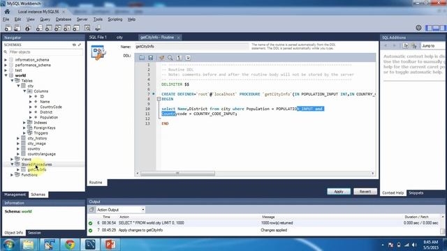 Mysql - Stored Procedure with multiple Input Parameters