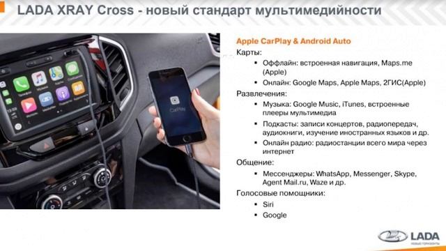 Lada XRAY Cross с МКПП получил мультимедийную систему с Android Auto и Apple Car Play смотреть онлайн