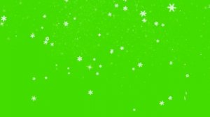 СНЕЖИНКИ ФУТАЖ на ЗЕЛЕНОМ ФОНЕ