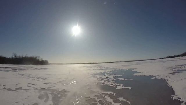 Polaris Turbo Snowmobile Fast run Gropro смотреть онлайн