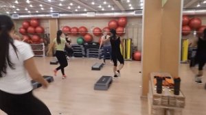 степ аэробика связка / step aerobic / Dance Step / танцевальная связка на степе