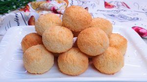 Кокосанки - всего 3 Ингредиента. Кокосовое печенье. Выпечка к чаю.