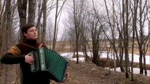 Лирическая песня под гармонь Гуляла я,девица