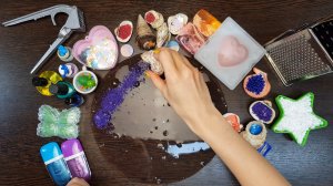 DIY Слайм Антистресс / Морская соль против Слайма / АСМР