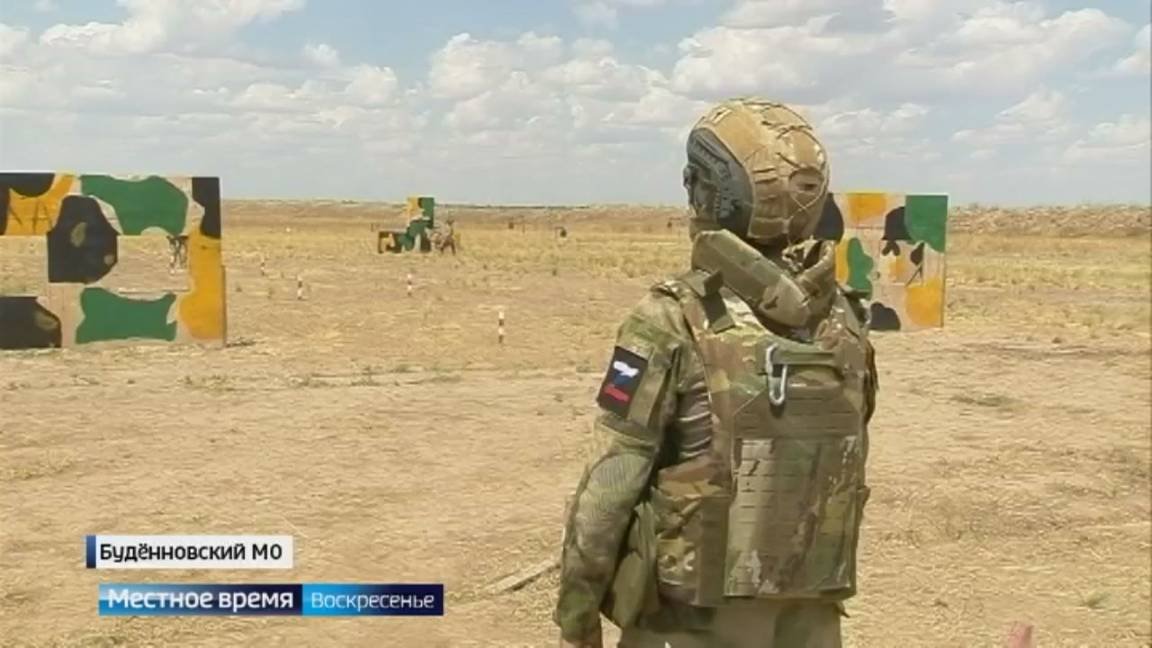 На полигонах Ставрополья продолжают подготавливать бойцов для передовой