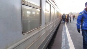 Электропоезд ЭД4МК-0023 Экопоезд станция Нара 27.02.2017