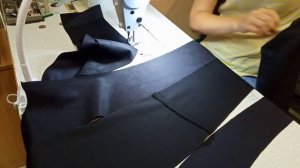 рукава кожзам, замена на новый ,шить легко