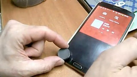 Действие магнита .