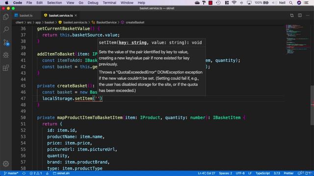 150 Adding an item to the basket service method смотреть онлайн