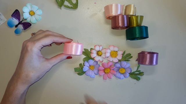 Летний DIY. Летняя шляпка арт. Цветы из фоамирана превосходный декор для шляпки, сумки, одежды!