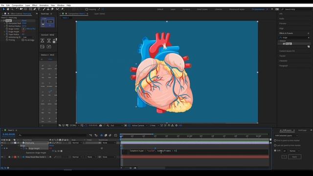 Анимация сердца в After Effects | Heart animation
