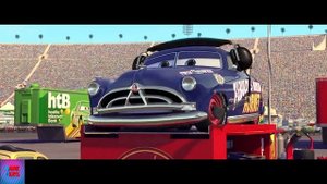 Cars 2006 The king Crashing At Finish Line, Last Race. Best Ending! (8/8) DopeClips