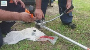 Триммер бензиновый PATRIOT PT 555 / распаковка, сборка