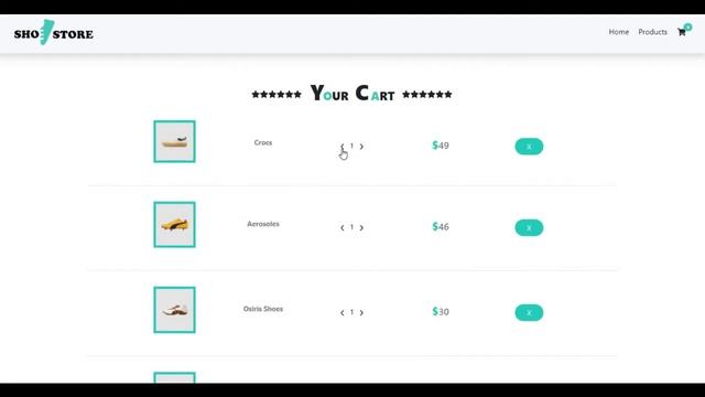 Shoe store application | React | context api смотреть онлайн