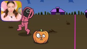 КУКЛА из ИГРЫ В КАЛЬМАРА ВАМПИР! ИГРА В КАЛЬМАРА АНИМАЦИЯ РЕАКЦИЯ Ксения Гара