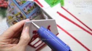 ДОМИК из КАРТОНА и ФОАМИРАНА ? Новогодний декор своими руками