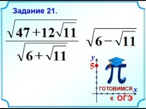 ОГЭ-20. Арифметические корни