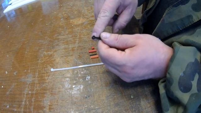 Изготовление простейшего кивка для зимней донки и блесны