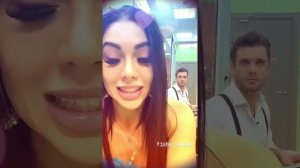 Юля Белая и Евгений Ромашов в сторис 05.10.2019.