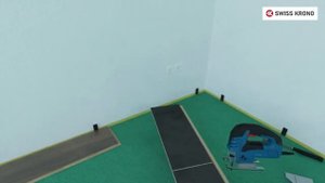 Укладка ламината SWISS KRONO AQUA PERL LAMINATE FLOORING