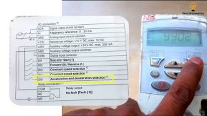 ABB VFD parameter settings and control terminal wiring explanation in hindi | ABB acs 150 vfd |