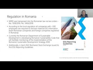 RAEX-Sustainability webinar 96: ESG transparency ranking of Romanian public companies