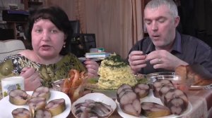 MUKBANG RUSSIA|MASHED POTATOES|SMOKED SCOMBER|ПЮРЕШКА|КОПЧЕНЫЕ:СКУМБРИЯ,МАКРЕЛЬ,БРЮШКИ СЕМГИ| 먹방|