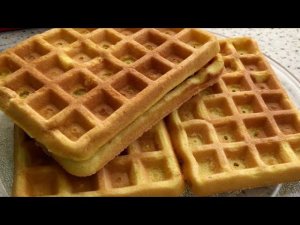 Бельгийские вафли в электровафельнице GFW-015 Waffle Plus.