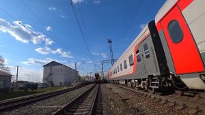 ЭП1М - ОТПРАВЛЯЕТСЯ СО СТАНЦИИ (УЗУНОВО) ПРИВЕТЛИВАЯ БРИГАДА! #жд #ржд #эп1м #узуново #пассажирский