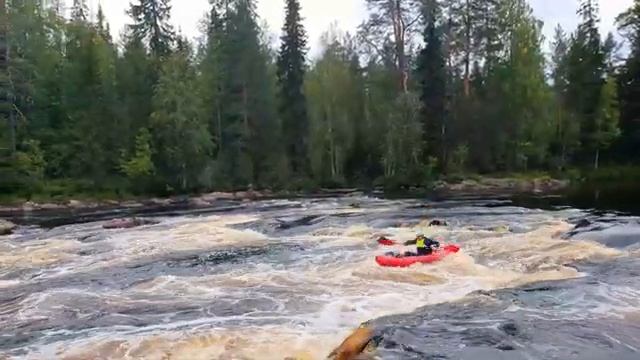 Сплав на пакрафтах по Шуе (южной) от оз. Суоярви до оз. Шотозеро. смотреть онлайн
