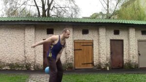 Жонглирование гирей 32 кг.По мотивам рекордов прошлого.Ситников Виталий.