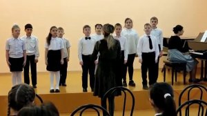 Й. Гайдн "Старый добрый клавесин"- исполняет младший хор