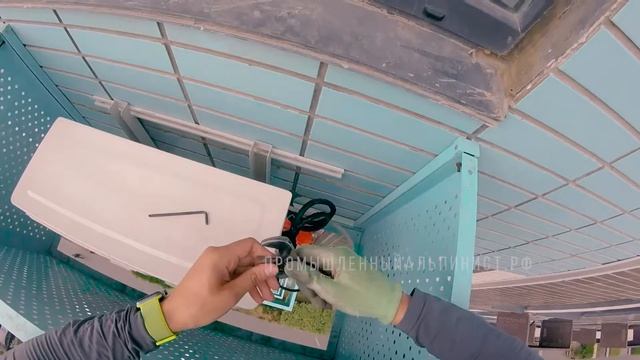 Монтаж кондиционера Ballu в домах ПИКа промышленнымальпинистомрф
