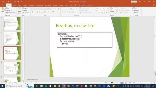 How to read data from a csv file? | CBSE Class XII | Computer Science | Python CSV file handling