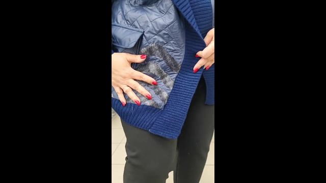 Куртка из двухсторонней ткани