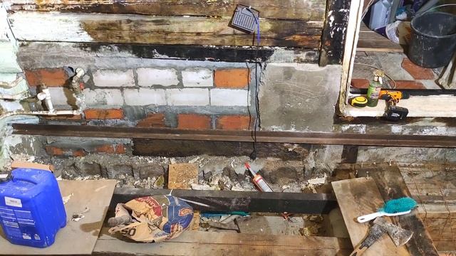 Избавление дома от белой плесени стяжка пола бетон стена черновой пол часть 5 смотреть онлайн