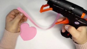 Мастер-класс шкатулка-сердце из бутылки и фоамирана.