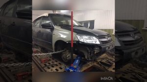 Лада гранта. Лобовой/боковой удар