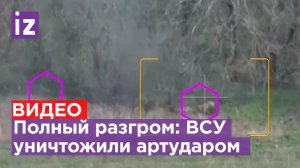 Полный разгром отряда ВСУ артиллеристами 132 бригады. Видео Народной милиции ДНР