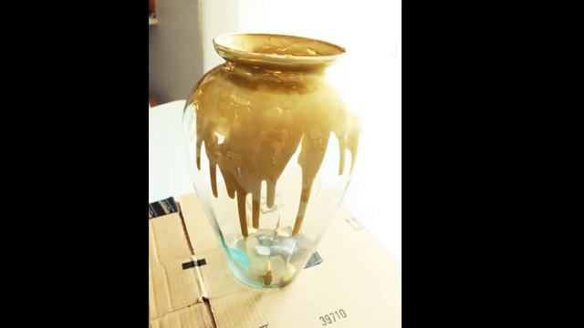 Декор стеклянной вазы своими руками. Декорирование, декупаж и т.д.