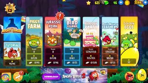 Angry Birds "Golden Eggs" Egg 34 Location And Walkthrough (2x Speed)