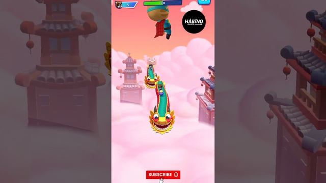 DRAGONLAND | 10 SUPER JUMPS IN ONE RUN OVER FLYING DRAGONS IN TALKING TOM HERO DASH | HABINO GAMES