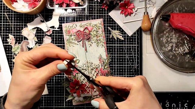 Мастер-класс: Создание красивой новогодней открытки в технике скрапбукинг смотреть онлайн